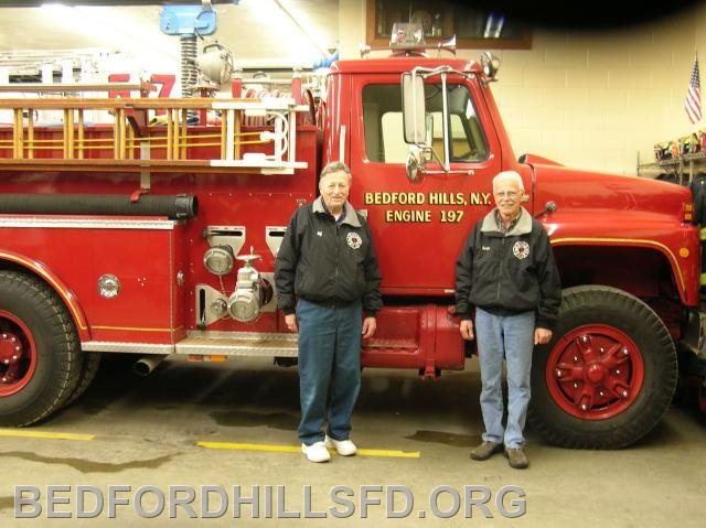 George Sr. pictured with his brother Joseph Graniero in 2004.  Photo Courtesy of BHFD

